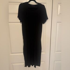 Black knit Women's Mini Dress